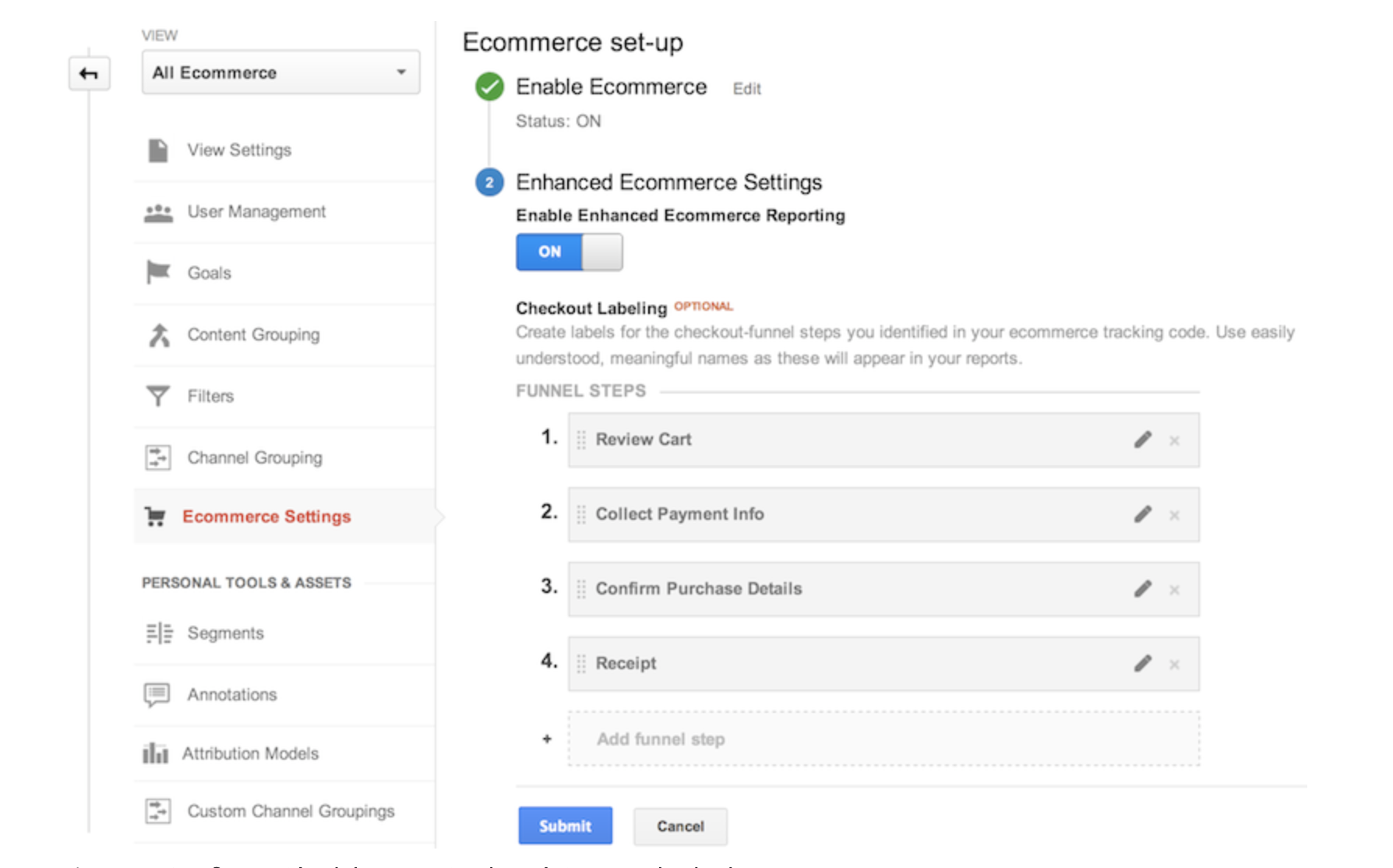Google Enhanced Ecommerce